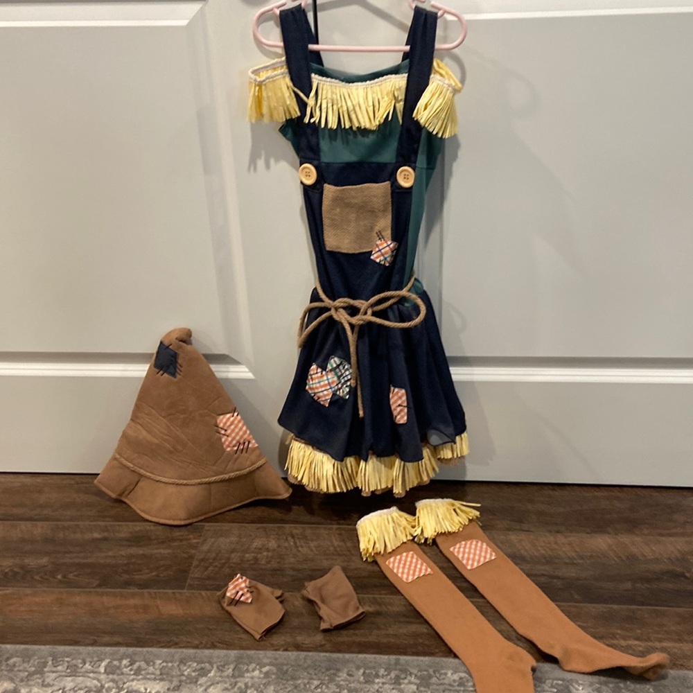 Girls Scarecrow Halloween Outfit